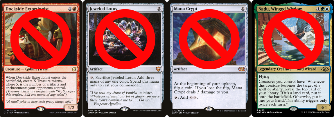 Magic Adds Four Cards To Commander Ban List | Zephyr Epic Blog | Zephyrepic.com